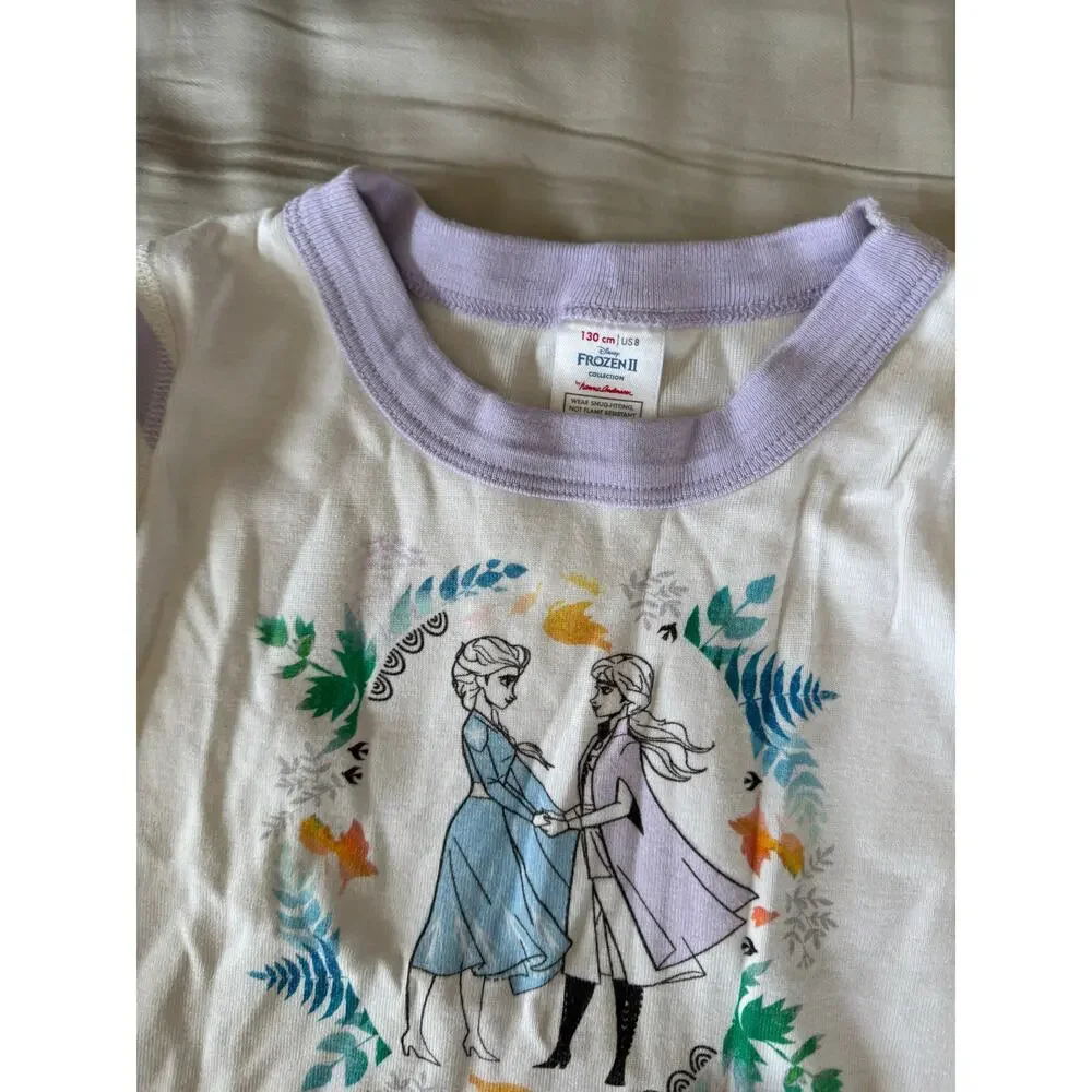 Hanna Andersson anna else disney frozen pajamas size 8
